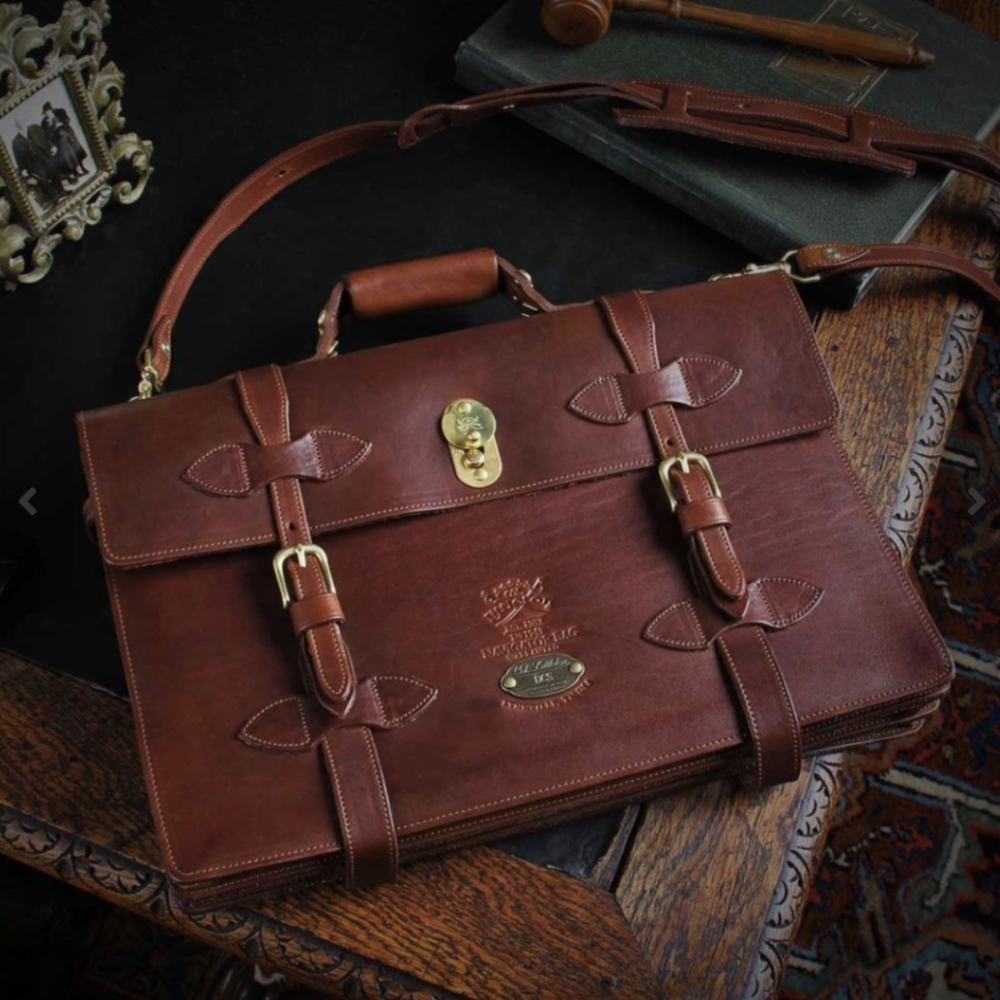 Col. Littleton 1943 NAVIGATOR BRIEFCASE – VINTAGE BROWN